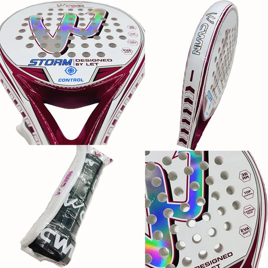 Cwin Raquette de Padel Pro en fibre de carbone