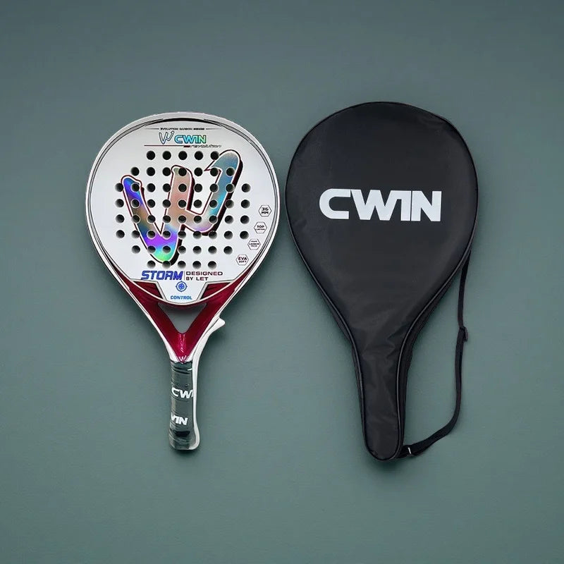 Cwin Raquette de Padel Pro en fibre de carbone
